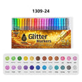GuangNa® 24-Delige Acryl Glitterstiften Set – 1.0 mm Fijne Punt