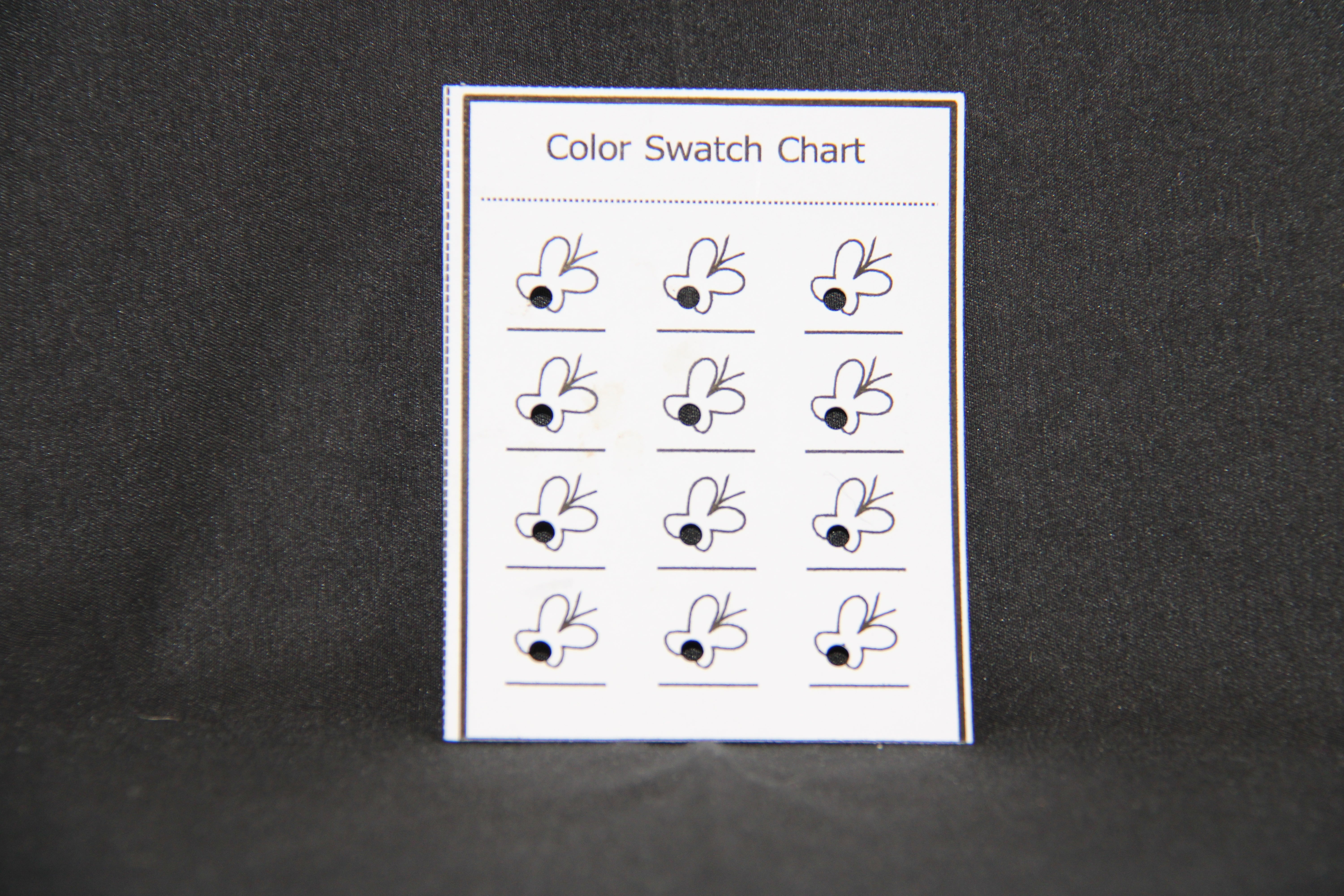 5 Color cards of 12 colors, choice of different motifs – Guangna