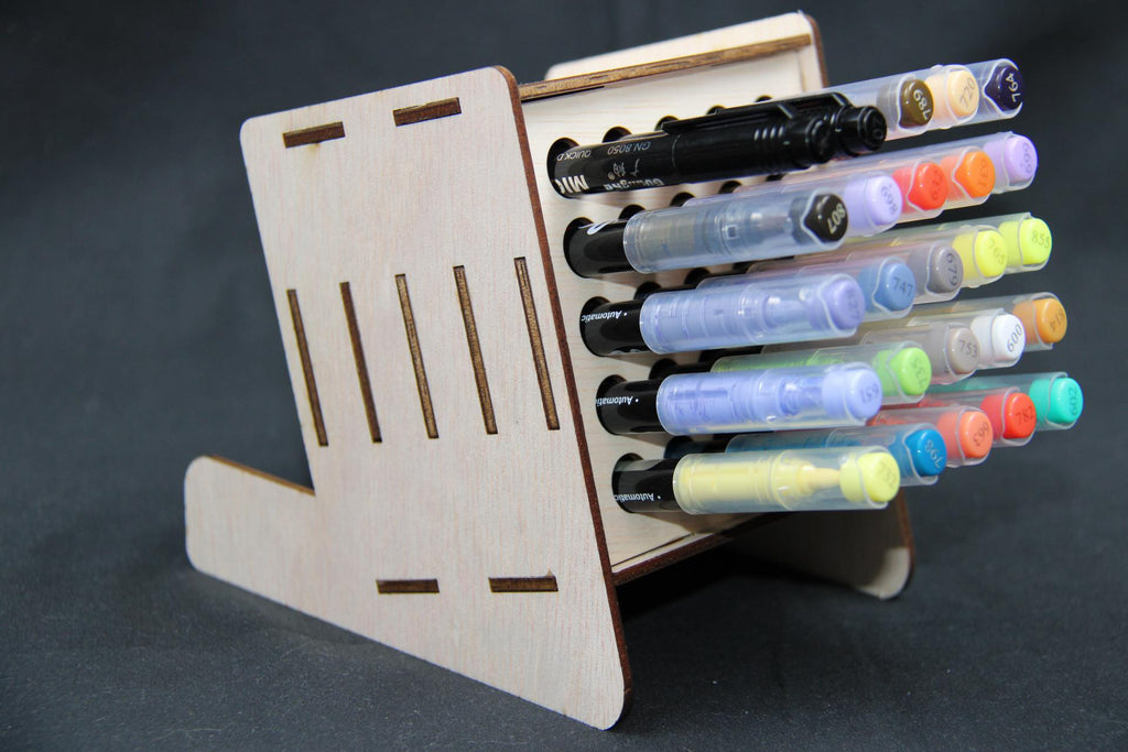 Houten stiften organizer voor Guangna set van 25 stuks