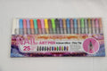 Guangna Nail-Art Set – 24 Kleuren + 1 Fixatie Stift