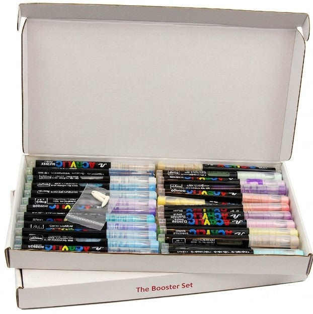 The Booster Set: Van 72 naar  120 Kleuren (Zonder Dubbele Stiften!)